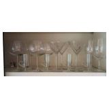 DR - Crystal and Clear Glass Stemware Collection - Assorted Styles