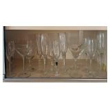 DR - Crystal and Clear Glass Stemware Collection - Assorted Styles