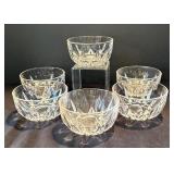 K - Six Classy Crystal Bowls