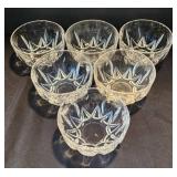 K - Six Classy Crystal Bowls