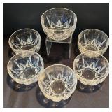 K - Six Classy Crystal Bowls