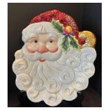 P - Fitz & Floyd Santa Essentials Plate & Match Holder