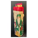 P - Fitz & Floyd Santa Essentials Plate & Match Holder