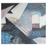 P - Geometric Abstract Print