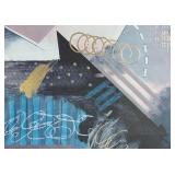 P - Geometric Abstract Print