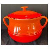 P - Le Creuset Flame Orange Bean Pot