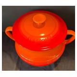P - Le Creuset Flame Orange Bean Pot