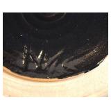 K - Gecko Accent Condiment Dish with Green Glaze Spoon