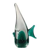 K - Controlled Bubble Art Glass Fish