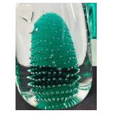 K - Controlled Bubble Art Glass Fish