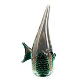 K - Controlled Bubble Art Glass Fish
