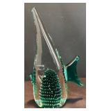 K - Controlled Bubble Art Glass Fish