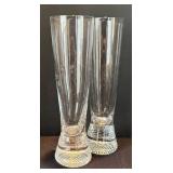 K - Pair of Krosno Verve Champagne Flutes