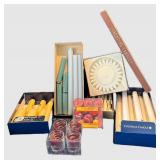 P - Variety of New and Used Candles