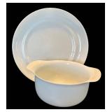 K - Set of Six Hutschenreuther Tavola Bowls with Underplates