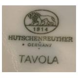 K - Set of Six Hutschenreuther Tavola Bowls with Underplates