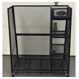 G - Golf Bag with Adams Golf & TaylorMade Clubs in Suncast Organizer with FootJoy Shoes