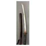 G - Vintage Katana Sword with Scabbard and Wrapped Handle
