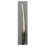 G - Vintage Katana Sword with Scabbard and Wrapped Handle