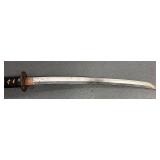 G - Vintage Katana Sword with Scabbard and Wrapped Handle