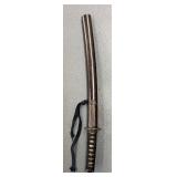G - Vintage Katana Sword with Scabbard and Wrapped Handle