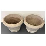 G - Two Large and Lovely Planters
