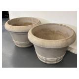 G - Two Large and Lovely Planters