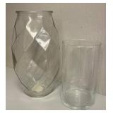 G - Assorted Glass Vases & OFF! Citronella Candles