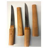 G - Two Vintage Japanese-Style Knives