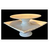 DR - White Pedestal Cake Stands by Bianco Nero and More