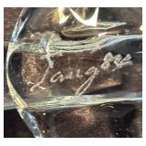 K - Signed Crystal Dolphin Figurine