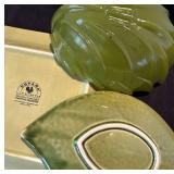 DR - Espana LifeStyle Platter with Leaf Motif Platter and Bowl