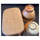 DR - Stoneware Casserole Dish with Bowls