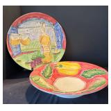 DR - Vietri La Dolce Vita Platter & Julia Junkin Serving Bowl