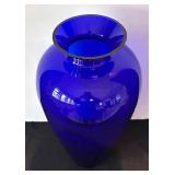 DR - Cobalt Blue Glass Vase