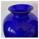 DR - Cobalt Blue Glass Vase