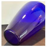 DR - Cobalt Blue Glass Vase