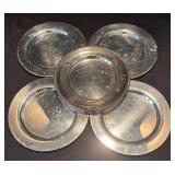 DR - Vintage Silver-Plated Platters, Gravy Boat, Compote, Plates and More