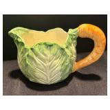 K - Italian Teapot with Fitz & Floyd Creamer Pitcher