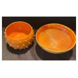 K - Terracotta Bowls with Painted Interiors and More