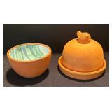 K - Terracotta Bowls with Painted Interiors and More
