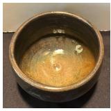 DR - Stoneware Canister, Glazed Bowl & Small Perforated Jar