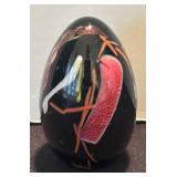 K - Signed Art Glass Paperweight