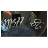 K - Signed Art Glass Paperweight
