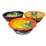 P - Ceramica Espana Hand-Painted Folk Art Bowls and More