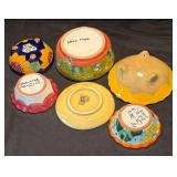 P - Ceramica Espana Hand-Painted Folk Art Bowls and More