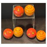 K - Colorful Ceramic Salt & Pepper Shakers - Mosaic Candle Holders, Candles, Bowl and More