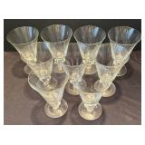 DR - Steuben Baluster Stemware - 9 Glasses