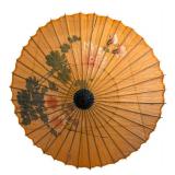 K - Parasol Umbrella - Vintage Orange Floral