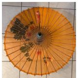 K - Parasol Umbrella - Vintage Orange Floral